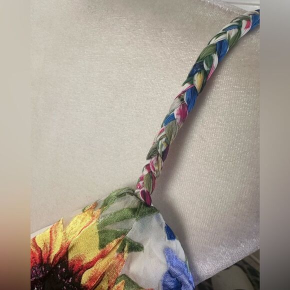 NWTs Alice + Olivia Samantha Wrap Belted Maxi Dress - Picture 8 of 12